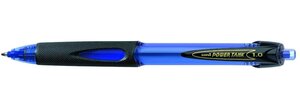 Stylo bille POWER TANK SN220 Rétract. Grip Pte Moy. 1mm Bleu UNI-BALL