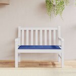 vidaXL Coussin de banc de jardin bleu royal 120x50x4 cm tissu oxford
