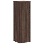 vidaXL Supports pour plantes 2 Pièces chêne marron bois d'ingénierie