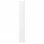 vidaXL Niche de douche blanc mat 32x62x9 cm acier inoxydable