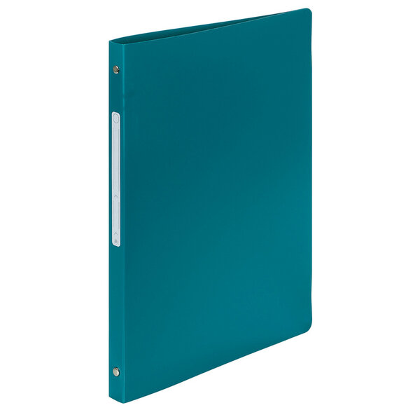 Classeur Polypro souple 4 anneaux 15 mm dos 20 mm A4 VERT JADE EXACOMPTA