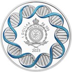 Pièce de monnaie en Argent 1 Dollar g 31.1 (1 oz) Millésime 2025 Human Body EYE