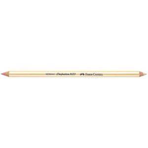 Crayon gomme perfection 7057 double pointe doré x 6 faber-castell
