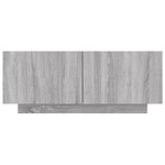 vidaXL Meuble TV Sonoma gris 100x35x40 cm Bois d'ingénierie
