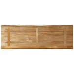 vidaXL Dessus de table bord vivant 110x40x3 8 cm bois de manguier brut