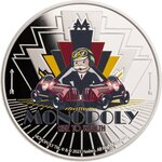 Pièce de monnaie en Argent 2 Dollars g 31.1 (1 oz) Millésime 2024 MONOPOLY RISE TO WEALTH