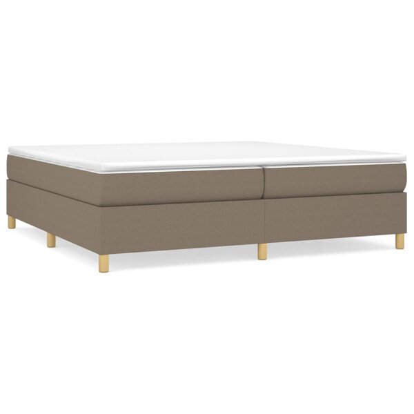 vidaXL Cadre de lit Taupe 200x200 cm Tissu