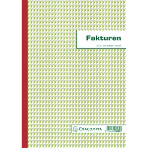 Manifold Factures 29 7x21cm 50 Feuillets Triple Autocopiant Texte En Néerlandais - Blanc - X 5 - Exacompta