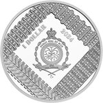 Pièce de monnaie en Argent 1 Dollar g 31.1 (1 oz) Millésime 2024 Armored Vehicles IS-2
