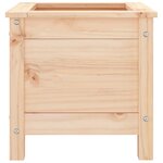 vidaXL Jardinière 40x40x39 cm bois de pin massif