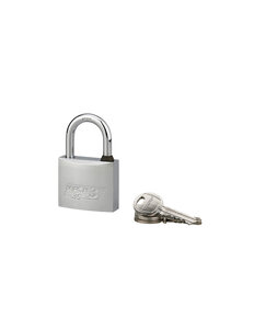 THIRARD - Cadenas à clé Mach 3 laiton nickelé extérieur anse inox 35mm 2 clés - THIRARD