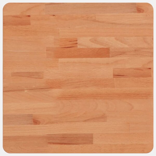 vidaXL Dessus de table 40x40x1 5 cm carré bois massif de hêtre