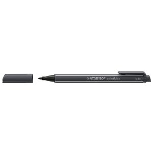 Stylo-feutre pointmax gris très foncé stabilo