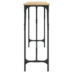 vidaXL Table console chêne sonoma 200x29x75 cm bois d'ingénierie