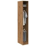 vidaXL Garde-robe chêne artisanal 30x50x200 cm bois d'ingénierie