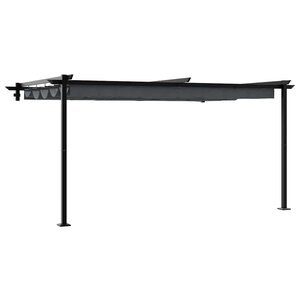 vidaXL Pavillon Anthracite 400 x 300 x 200 cm Polyester