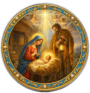Monnaie NATIVITY Mysteries of the Rosary 1 Oz Argent 1$ USA 2026