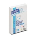 Paquet de 50 enveloppes blanches c6 114x162 90 g/m² bande de protection gpv