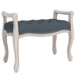 vidaXL Banc Gris foncé 80x45x60 cm Velours