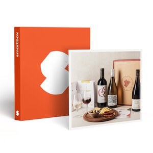 SMARTBOX - Coffret Cadeau Abonnement de 2 mois : 3 bouteilles de vin par mois et livret de dégustation - Gastronomie