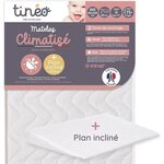 Matelas Climatisé 60 x 120 cm - Epaisseur 10 cm