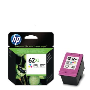 62xl cartouche d'encre authentique grande capacité tricolore (c2p07ae) - cyan magenta jaune