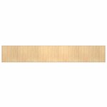 vidaXL Tapis rectangulaire naturel clair 80x1000 cm bambou
