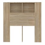 vidaXL Armoire de tête de lit Chêne sonoma 100x18 5x104 5 cm