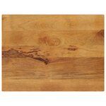 vidaXL Dessus de table 90x70x3 8 cm rectangulaire bois massif manguier
