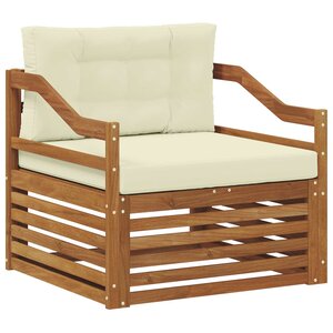 vidaXL Ensemble de canapés d'extérieur Bois d'Acacia Massif Naturel
