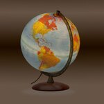 Globe terrestre lumineux en relief Ø 30 cm - Primus Relief