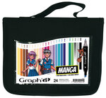 Set 24 Marqueurs à alcool Graph'it Manga colors