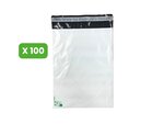 100 Enveloppes plastique opaques ECO 60 microns N°3 - 280x370mm
