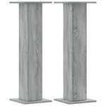 vidaXL Supports pour plantes 2 Pièces sonoma gris bois d'ingénierie