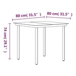 vidaXL Mobilier à dîner d'extérieur avec coussins 3 Pièces Gris et noir