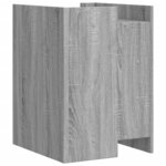 vidaXL Table de chevet sonoma gris 45x50x65 cm bois d'ingénierie
