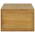 vidaXL Armoire murale de salle de bain 110x45x30 cm Teck solide
