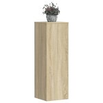 vidaXL Supports pour plantes 2 Pièces chêne sonoma bois d'ingénierie