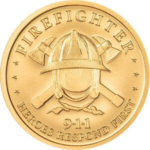 Monnaie FIREFIGHTER First Responders 1 g Or 10$ Cook Islands 2026
