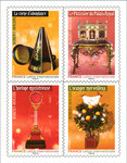 Carnet de 8 timbres - La magie de Robert-Houdin - Lettre Internationale