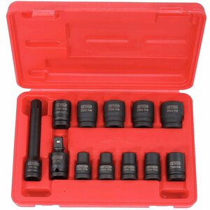 Ks tools jeu de douilles à chocs hexagonales 12 pièces 1/2" 515.0112