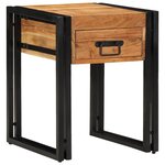 Table d'appoint vidaXL 40x40x50 cm en bois d'acacia