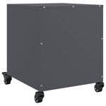 vidaXL Table de chevet anthracite 36x39x43 5 cm acier