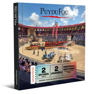 SMARTBOX - Coffret Cadeau Billets Puy du Fou 2026 - 2 jours pour 2 adultes - Multi-thèmes