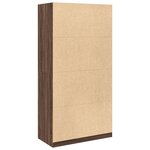 vidaXL Garde-robe chêne marron 100x50x200 cm bois d'ingénierie