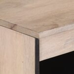 vidaXL Buffet 60x34x75 cm bois de manguier massif