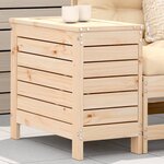 vidaXL Repose-pied de jardin 62x31 5x52 cm bois de pin massif