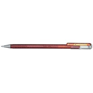 Stylo roller Hybride encre gel 'Dual Pen' orange/jaune x 12 PENTEL