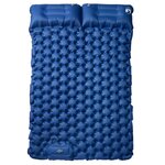 vidaXL Matelas de camping autogonflant avec oreillers 2 personnes