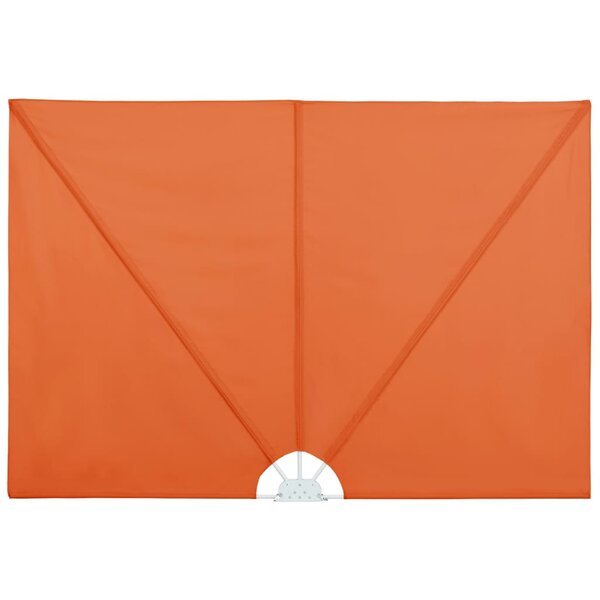 vidaXL Auvent latéral pliable de terrasse Terre cuite 400 x 200 cm